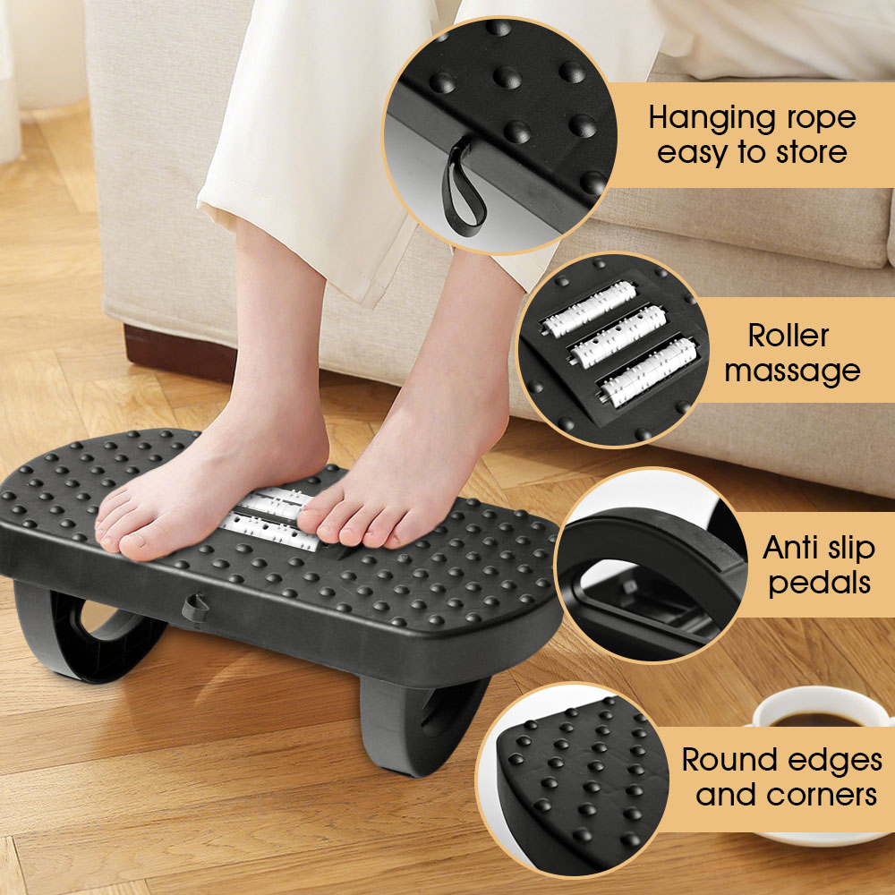 Footrest Under Desk - Draagbare Thuiskantoor Voetenbank Ergonomisch Onder Bureau