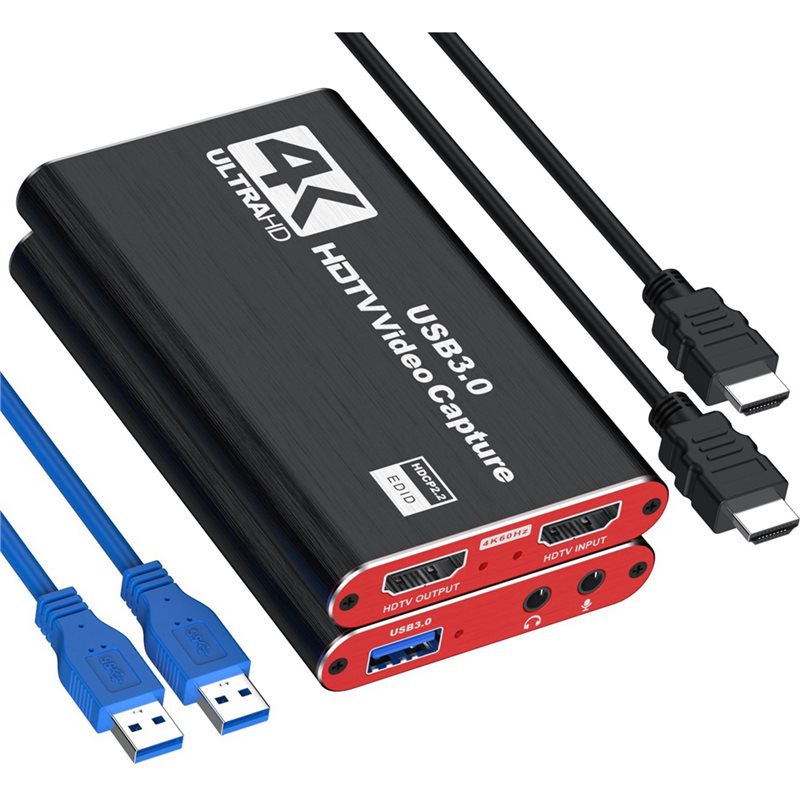 Capture Card 4K Hdmi - AT82-Game voor pc-opname 4K USB 3.0