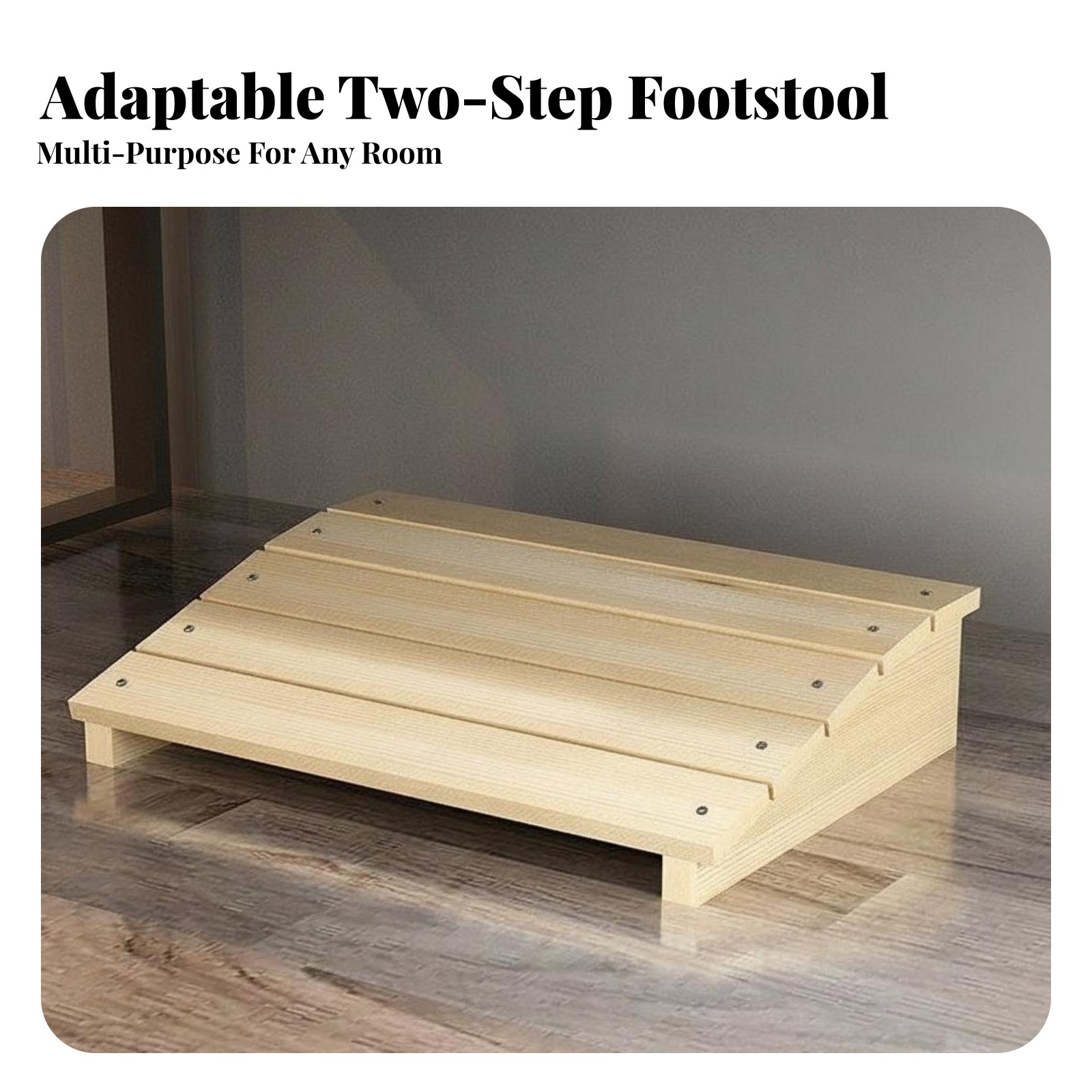 Footrest Under Desk - Voetsteun voor onder het bureau, antislip