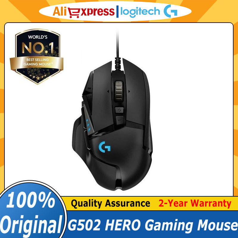 Esports Gaming Mouse Weight Adjustable - Logitech G502 HERO Bedrade Gaming Muis