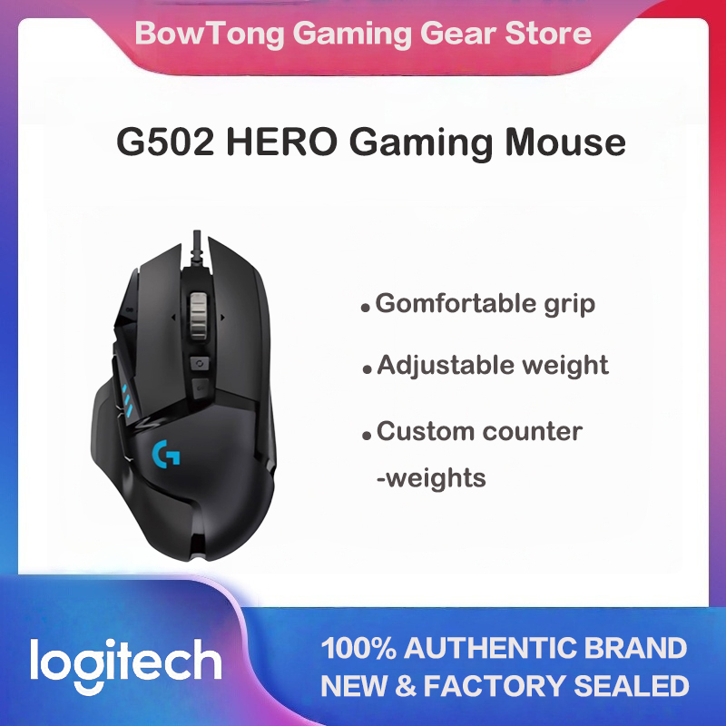 Logitech G502 HERO Dominator b - Esports Gaming Mouse Weight Adjustable recensie en prijs