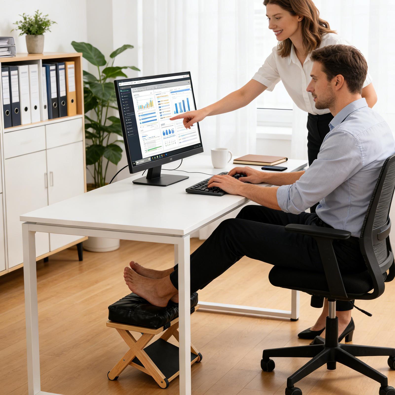 Voetensteun onder het bureau,  - Footrest Under Desk recensie en prijs