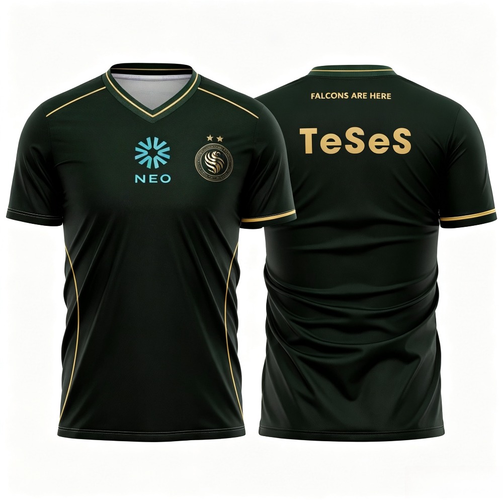 Team Falcons 2026 Trainingsuni - Esports Gaming Jersey Design recensie en prijs