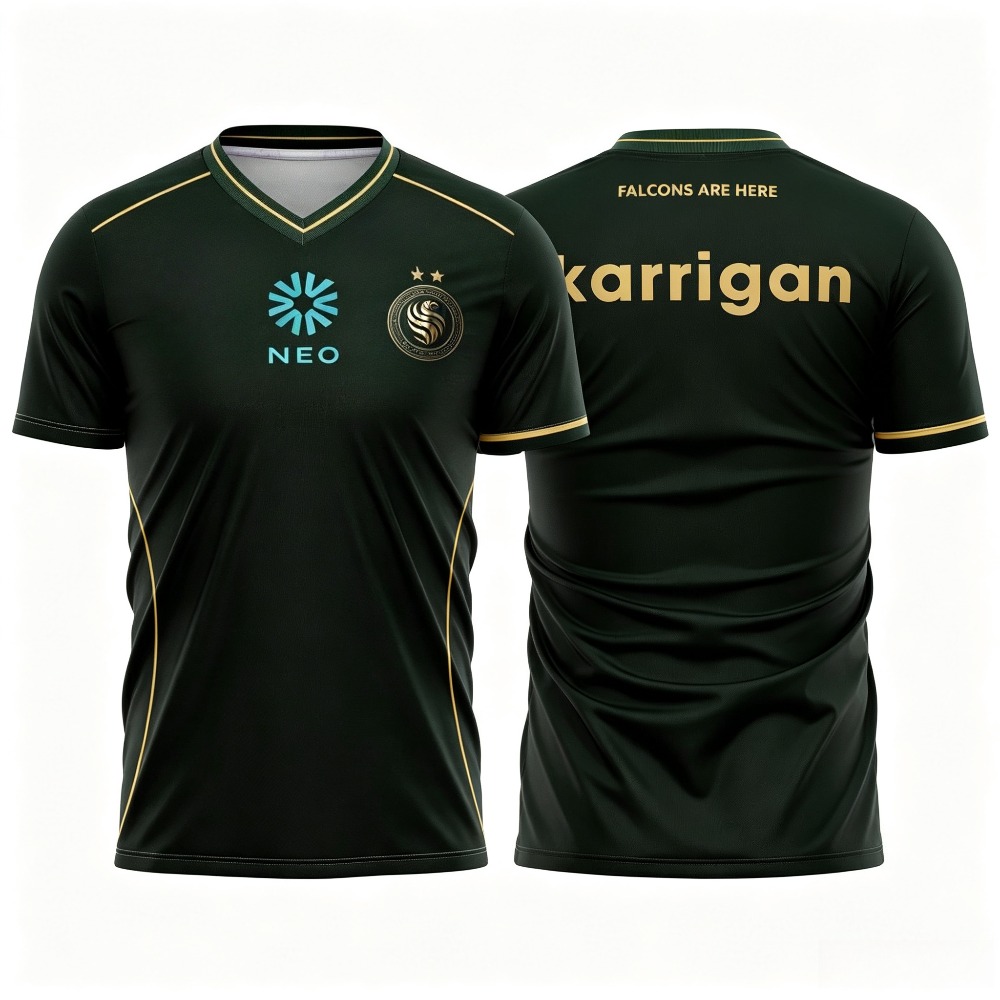 Team Falcons 2026 Trainingsuni - Esports Gaming Jersey Design recensie en prijs
