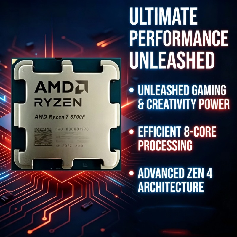 AMD Ryzen 7 8700F AM5 Gaming C - Esports Gaming Pc Build recensie en prijs