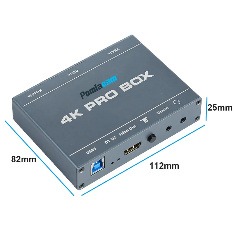 4K PRO BOX DVI HDMI VGA naar U - Capture Card 4K Hdmi recensie en prijs