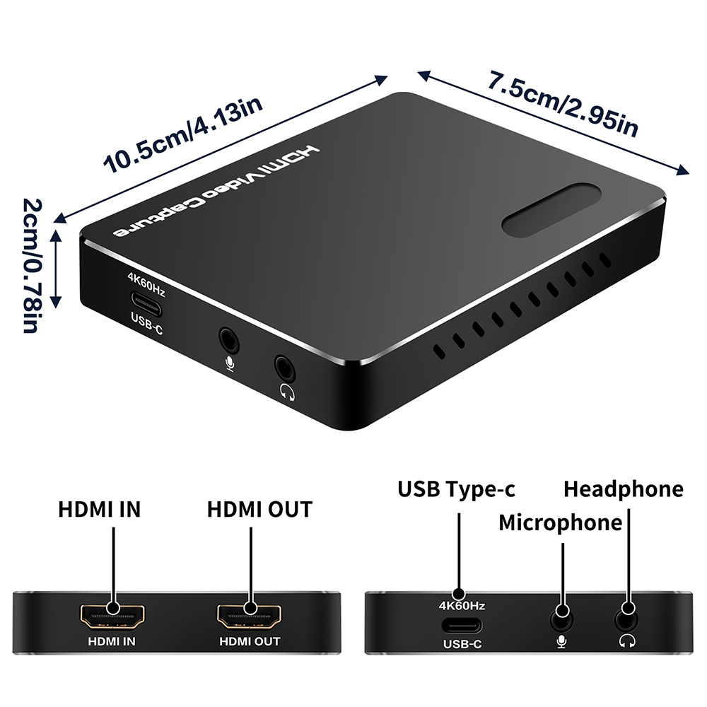 Video-opnamekaart Compatibel 4 - Capture Card 4K Hdmi recensie en prijs