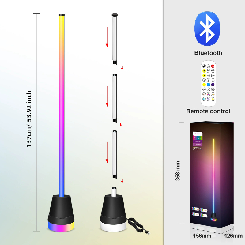 2026 RGB Vloerlamp Bluetooth L - Esports Gaming Remote recensie en prijs