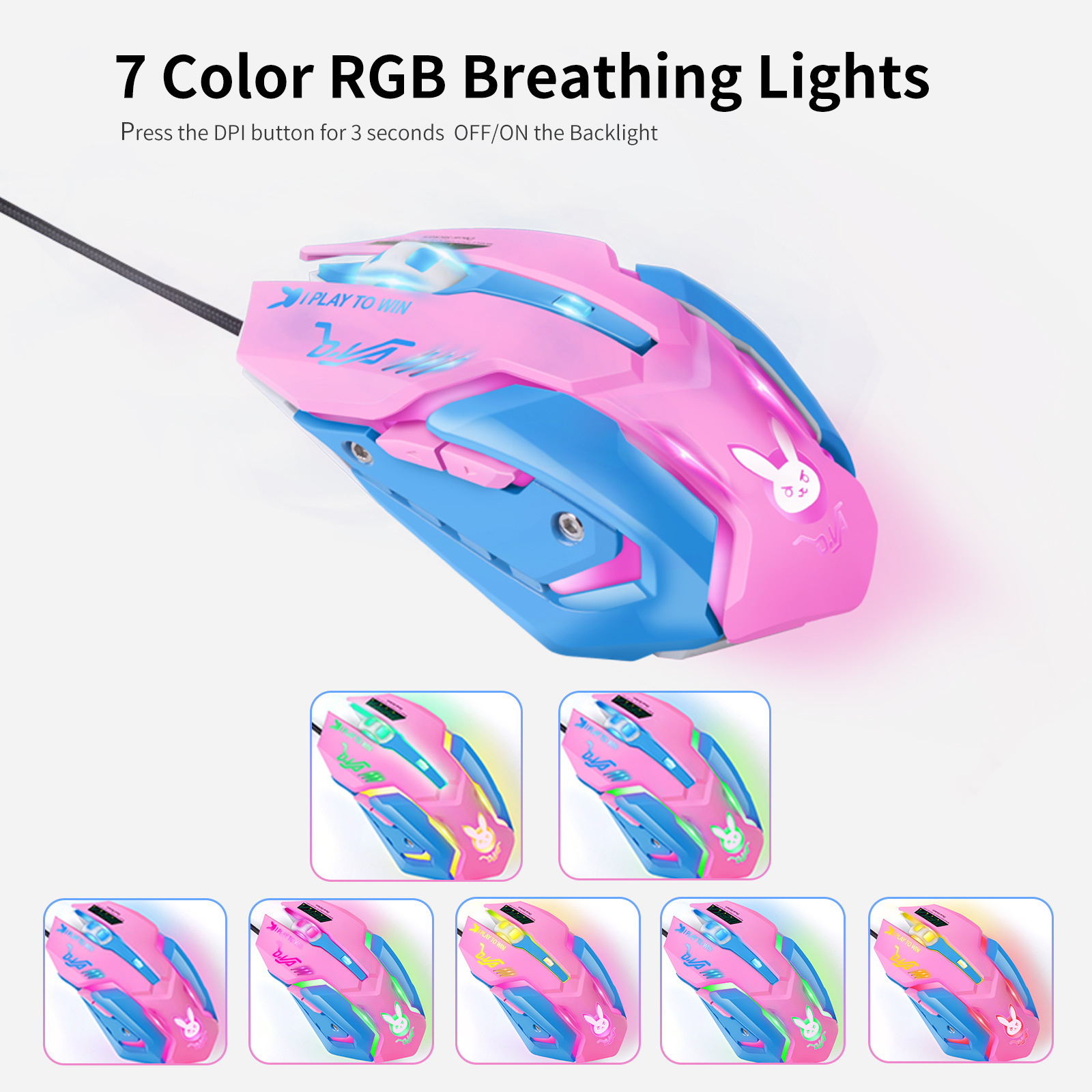 Kleurrijke, gloeiende, stille  - Esports Gaming Mouse Weight Adjustable recensie en prijs