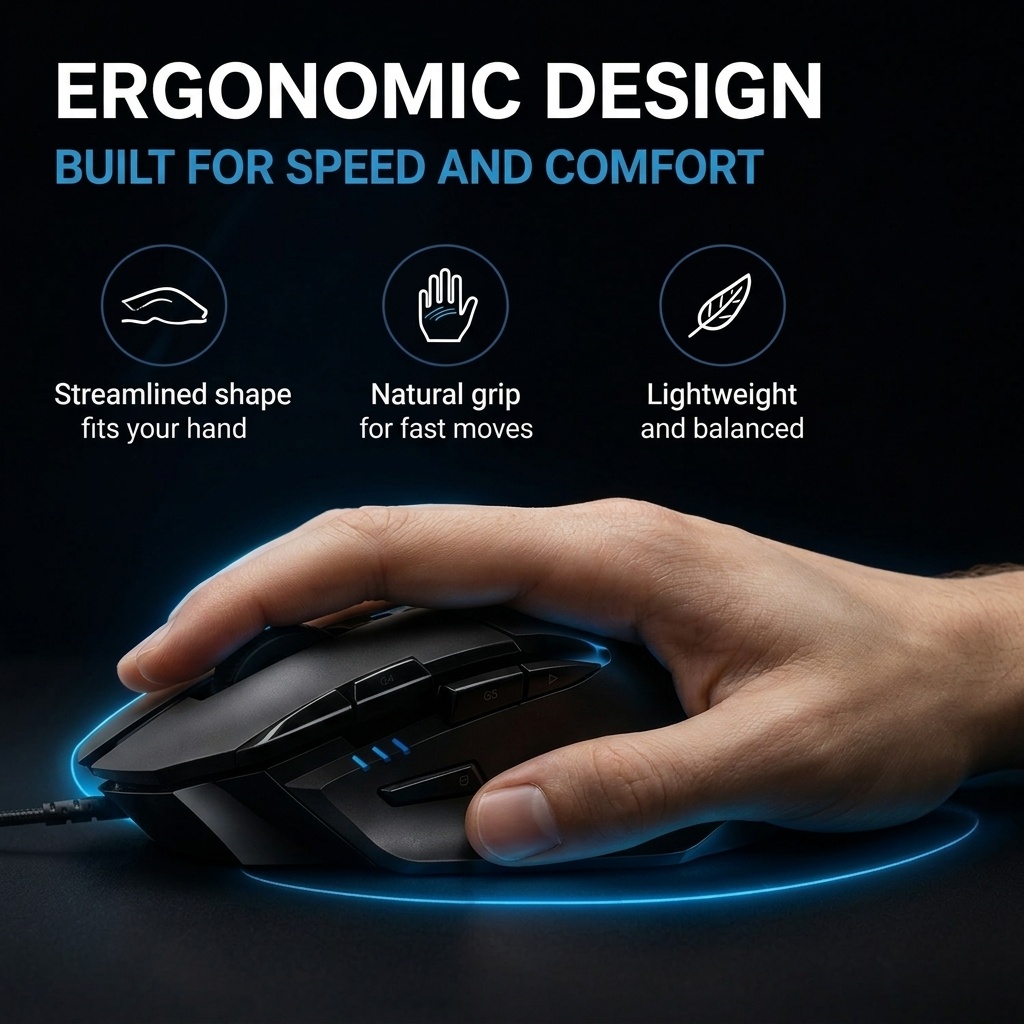 Logitech G402 USB Bedrade E-Sp - Esports Gaming Mouse Weight Adjustable recensie en prijs